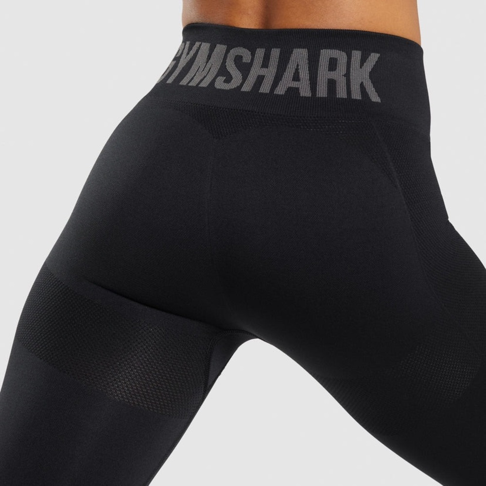 GYMSHARK FLEX HIGH WAISTED LEGGINGS in Black